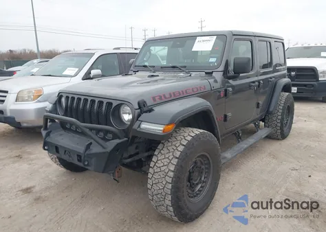 2019 Jeep Wrangler Unlimited Rubicon 4X4 z USA, uszkodzony, nr VIN 1C4HJXFG6KW643370